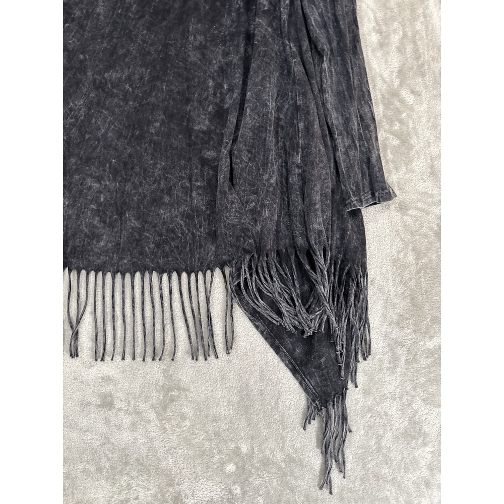Vocal Cardigan Womens XL Black Dark Fairy Avant Garde Whimsigoth Fringe - Picture 12 of 15